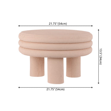 Rashida 13.5" Contemporary Minimalist Curvy Low Accent Table - JONATHAN Y